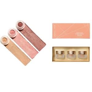 Jane Iredale Dazzle & Shine 24k Gold Dust Shimmer Powder – Set of 3